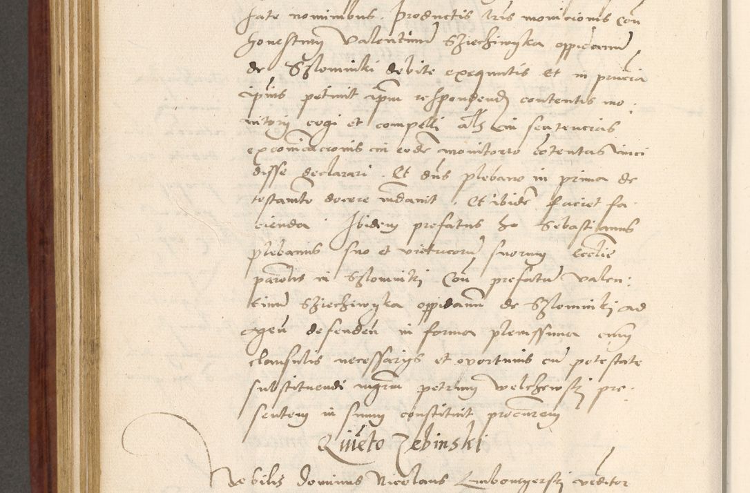 Zdjęcie nr 579 dla obiektu archiwalnego: Acta actorum coram R. D. Petro de Gamratis, archiepiscopo Gnesnensi et episcopo Cracoviensi, Legato nato et Regni Poloniar primate ad a. D. 1544 et 1545 acticatorum - praesidente tunc Suae Rev. Paternitatis curiae cancellario R. D. Bertholomaeo Gantkowski, archidiacono Cracoviensi, Gnesnensi et Posnaniensi canonico.