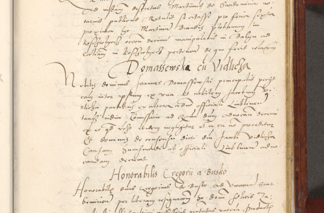 Zdjęcie nr 572 dla obiektu archiwalnego: Acta actorum coram R. D. Petro de Gamratis, archiepiscopo Gnesnensi et episcopo Cracoviensi, Legato nato et Regni Poloniar primate ad a. D. 1544 et 1545 acticatorum - praesidente tunc Suae Rev. Paternitatis curiae cancellario R. D. Bertholomaeo Gantkowski, archidiacono Cracoviensi, Gnesnensi et Posnaniensi canonico.