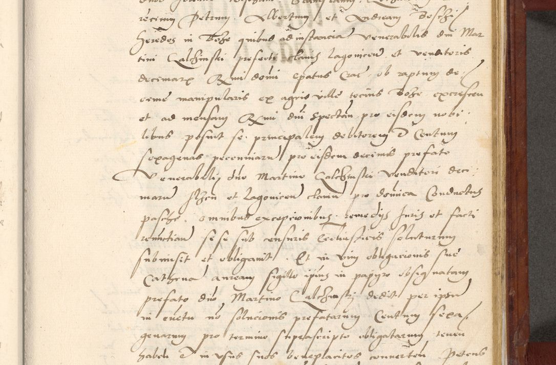 Zdjęcie nr 570 dla obiektu archiwalnego: Acta actorum coram R. D. Petro de Gamratis, archiepiscopo Gnesnensi et episcopo Cracoviensi, Legato nato et Regni Poloniar primate ad a. D. 1544 et 1545 acticatorum - praesidente tunc Suae Rev. Paternitatis curiae cancellario R. D. Bertholomaeo Gantkowski, archidiacono Cracoviensi, Gnesnensi et Posnaniensi canonico.