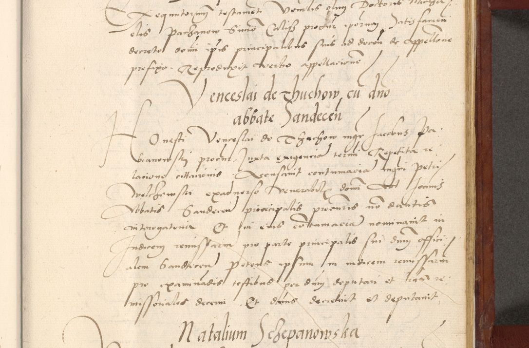 Zdjęcie nr 564 dla obiektu archiwalnego: Acta actorum coram R. D. Petro de Gamratis, archiepiscopo Gnesnensi et episcopo Cracoviensi, Legato nato et Regni Poloniar primate ad a. D. 1544 et 1545 acticatorum - praesidente tunc Suae Rev. Paternitatis curiae cancellario R. D. Bertholomaeo Gantkowski, archidiacono Cracoviensi, Gnesnensi et Posnaniensi canonico.