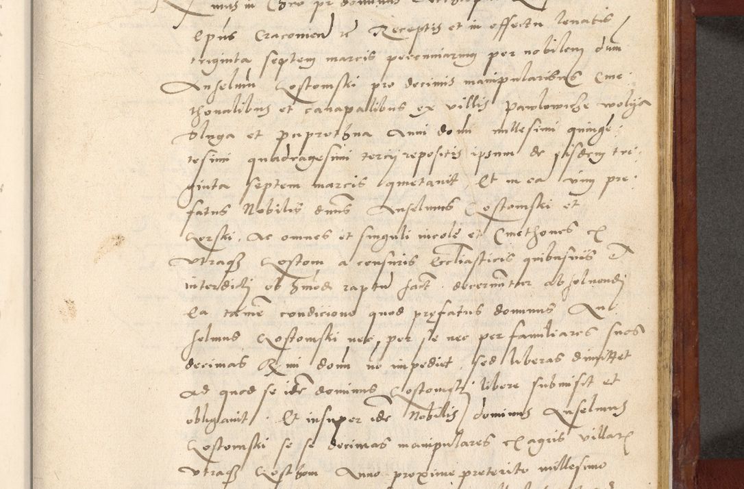 Zdjęcie nr 554 dla obiektu archiwalnego: Acta actorum coram R. D. Petro de Gamratis, archiepiscopo Gnesnensi et episcopo Cracoviensi, Legato nato et Regni Poloniar primate ad a. D. 1544 et 1545 acticatorum - praesidente tunc Suae Rev. Paternitatis curiae cancellario R. D. Bertholomaeo Gantkowski, archidiacono Cracoviensi, Gnesnensi et Posnaniensi canonico.