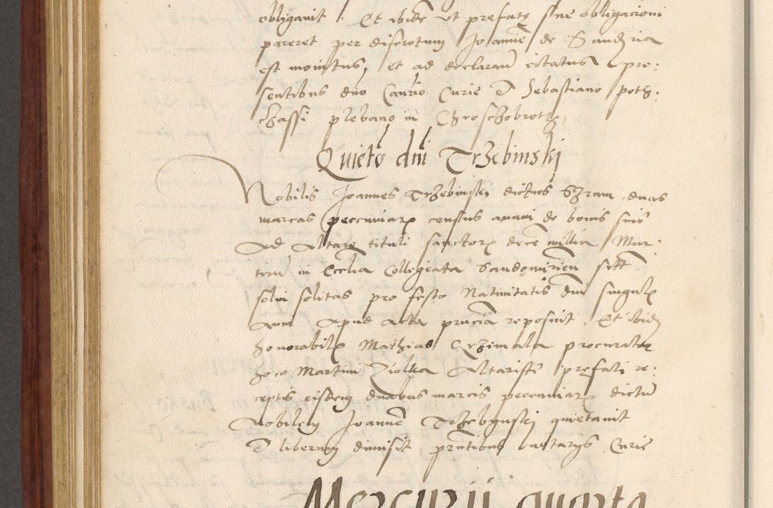 Zdjęcie nr 553 dla obiektu archiwalnego: Acta actorum coram R. D. Petro de Gamratis, archiepiscopo Gnesnensi et episcopo Cracoviensi, Legato nato et Regni Poloniar primate ad a. D. 1544 et 1545 acticatorum - praesidente tunc Suae Rev. Paternitatis curiae cancellario R. D. Bertholomaeo Gantkowski, archidiacono Cracoviensi, Gnesnensi et Posnaniensi canonico.