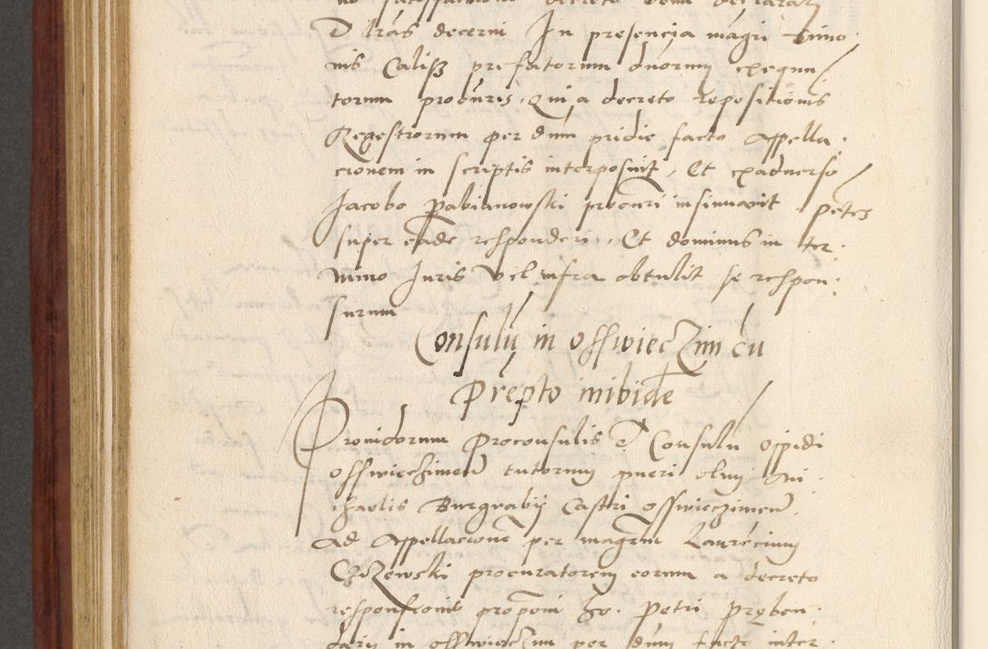 Zdjęcie nr 543 dla obiektu archiwalnego: Acta actorum coram R. D. Petro de Gamratis, archiepiscopo Gnesnensi et episcopo Cracoviensi, Legato nato et Regni Poloniar primate ad a. D. 1544 et 1545 acticatorum - praesidente tunc Suae Rev. Paternitatis curiae cancellario R. D. Bertholomaeo Gantkowski, archidiacono Cracoviensi, Gnesnensi et Posnaniensi canonico.