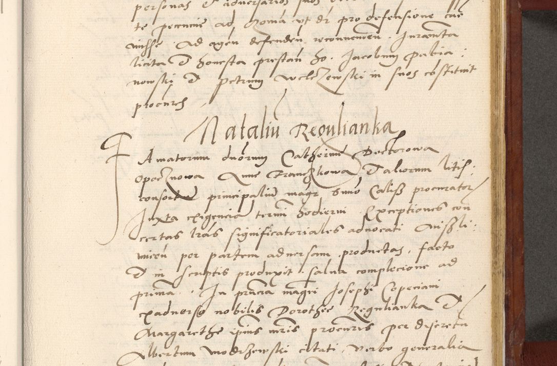 Zdjęcie nr 542 dla obiektu archiwalnego: Acta actorum coram R. D. Petro de Gamratis, archiepiscopo Gnesnensi et episcopo Cracoviensi, Legato nato et Regni Poloniar primate ad a. D. 1544 et 1545 acticatorum - praesidente tunc Suae Rev. Paternitatis curiae cancellario R. D. Bertholomaeo Gantkowski, archidiacono Cracoviensi, Gnesnensi et Posnaniensi canonico.