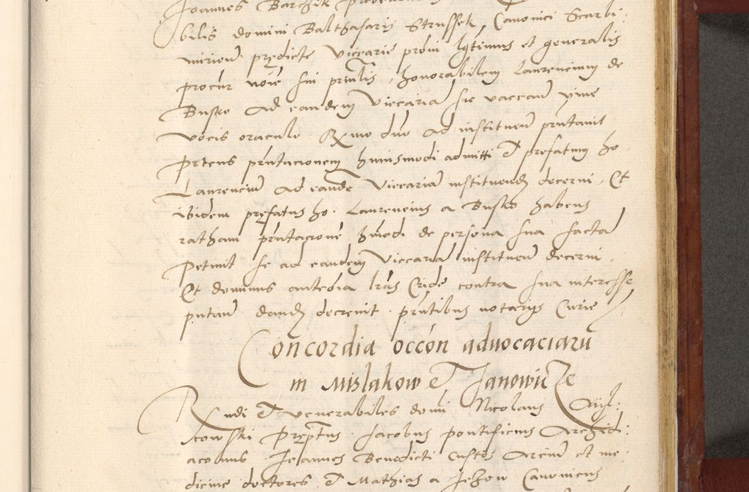 Zdjęcie nr 536 dla obiektu archiwalnego: Acta actorum coram R. D. Petro de Gamratis, archiepiscopo Gnesnensi et episcopo Cracoviensi, Legato nato et Regni Poloniar primate ad a. D. 1544 et 1545 acticatorum - praesidente tunc Suae Rev. Paternitatis curiae cancellario R. D. Bertholomaeo Gantkowski, archidiacono Cracoviensi, Gnesnensi et Posnaniensi canonico.