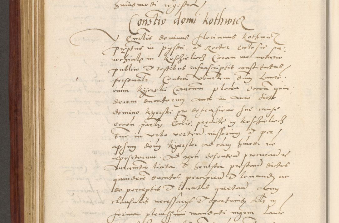 Zdjęcie nr 531 dla obiektu archiwalnego: Acta actorum coram R. D. Petro de Gamratis, archiepiscopo Gnesnensi et episcopo Cracoviensi, Legato nato et Regni Poloniar primate ad a. D. 1544 et 1545 acticatorum - praesidente tunc Suae Rev. Paternitatis curiae cancellario R. D. Bertholomaeo Gantkowski, archidiacono Cracoviensi, Gnesnensi et Posnaniensi canonico.
