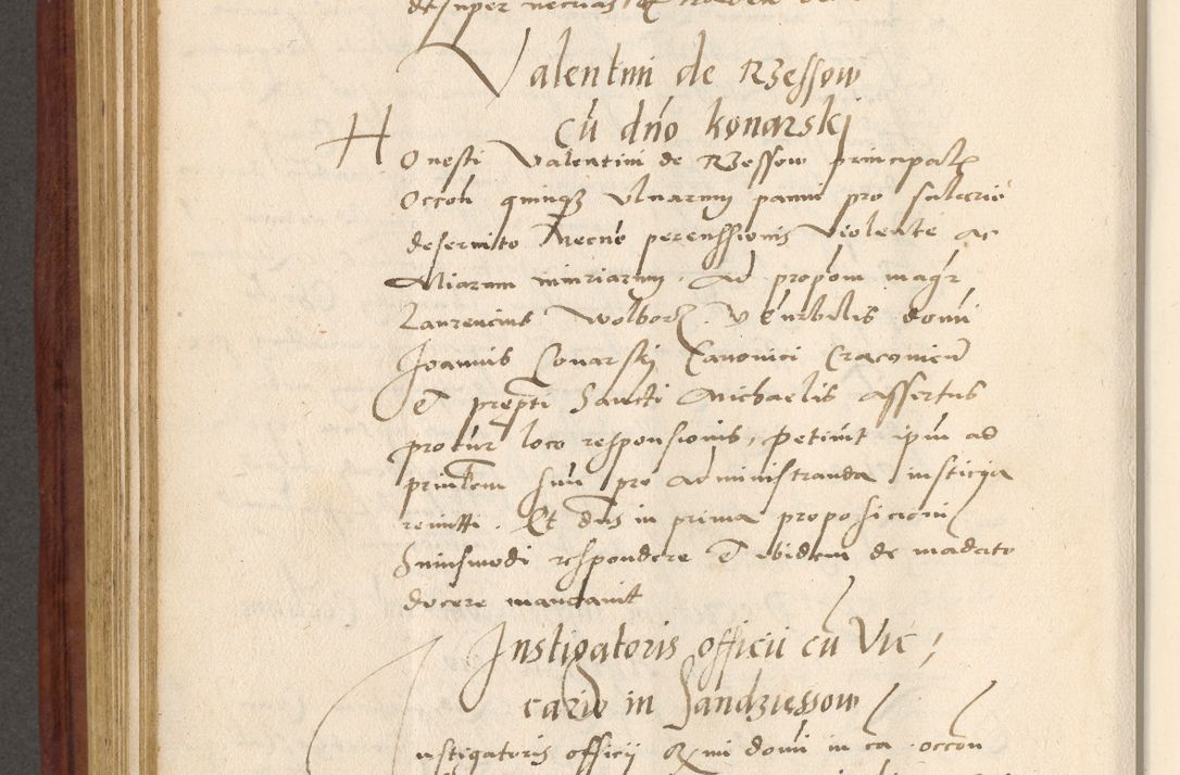 Zdjęcie nr 527 dla obiektu archiwalnego: Acta actorum coram R. D. Petro de Gamratis, archiepiscopo Gnesnensi et episcopo Cracoviensi, Legato nato et Regni Poloniar primate ad a. D. 1544 et 1545 acticatorum - praesidente tunc Suae Rev. Paternitatis curiae cancellario R. D. Bertholomaeo Gantkowski, archidiacono Cracoviensi, Gnesnensi et Posnaniensi canonico.