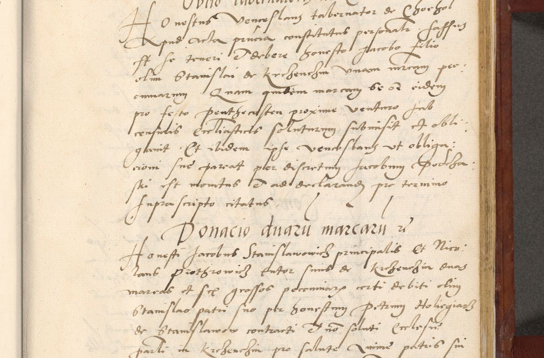 Zdjęcie nr 524 dla obiektu archiwalnego: Acta actorum coram R. D. Petro de Gamratis, archiepiscopo Gnesnensi et episcopo Cracoviensi, Legato nato et Regni Poloniar primate ad a. D. 1544 et 1545 acticatorum - praesidente tunc Suae Rev. Paternitatis curiae cancellario R. D. Bertholomaeo Gantkowski, archidiacono Cracoviensi, Gnesnensi et Posnaniensi canonico.