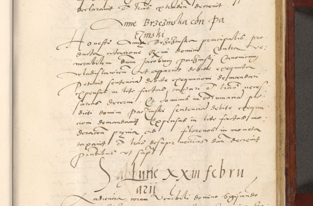 Zdjęcie nr 522 dla obiektu archiwalnego: Acta actorum coram R. D. Petro de Gamratis, archiepiscopo Gnesnensi et episcopo Cracoviensi, Legato nato et Regni Poloniar primate ad a. D. 1544 et 1545 acticatorum - praesidente tunc Suae Rev. Paternitatis curiae cancellario R. D. Bertholomaeo Gantkowski, archidiacono Cracoviensi, Gnesnensi et Posnaniensi canonico.