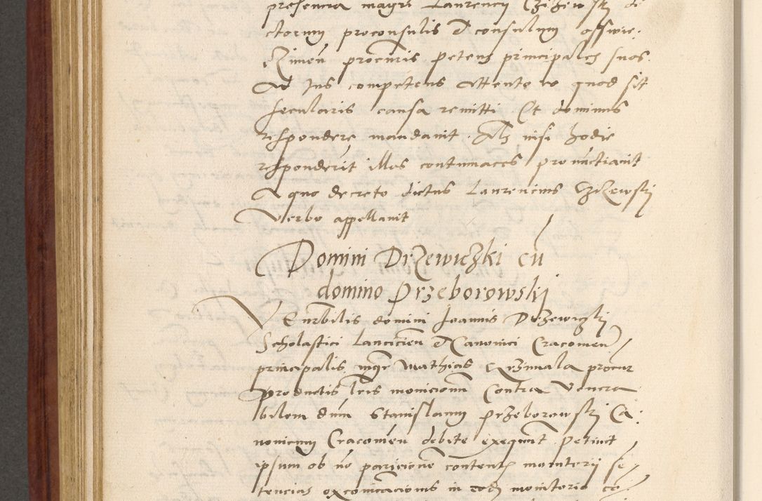 Zdjęcie nr 517 dla obiektu archiwalnego: Acta actorum coram R. D. Petro de Gamratis, archiepiscopo Gnesnensi et episcopo Cracoviensi, Legato nato et Regni Poloniar primate ad a. D. 1544 et 1545 acticatorum - praesidente tunc Suae Rev. Paternitatis curiae cancellario R. D. Bertholomaeo Gantkowski, archidiacono Cracoviensi, Gnesnensi et Posnaniensi canonico.