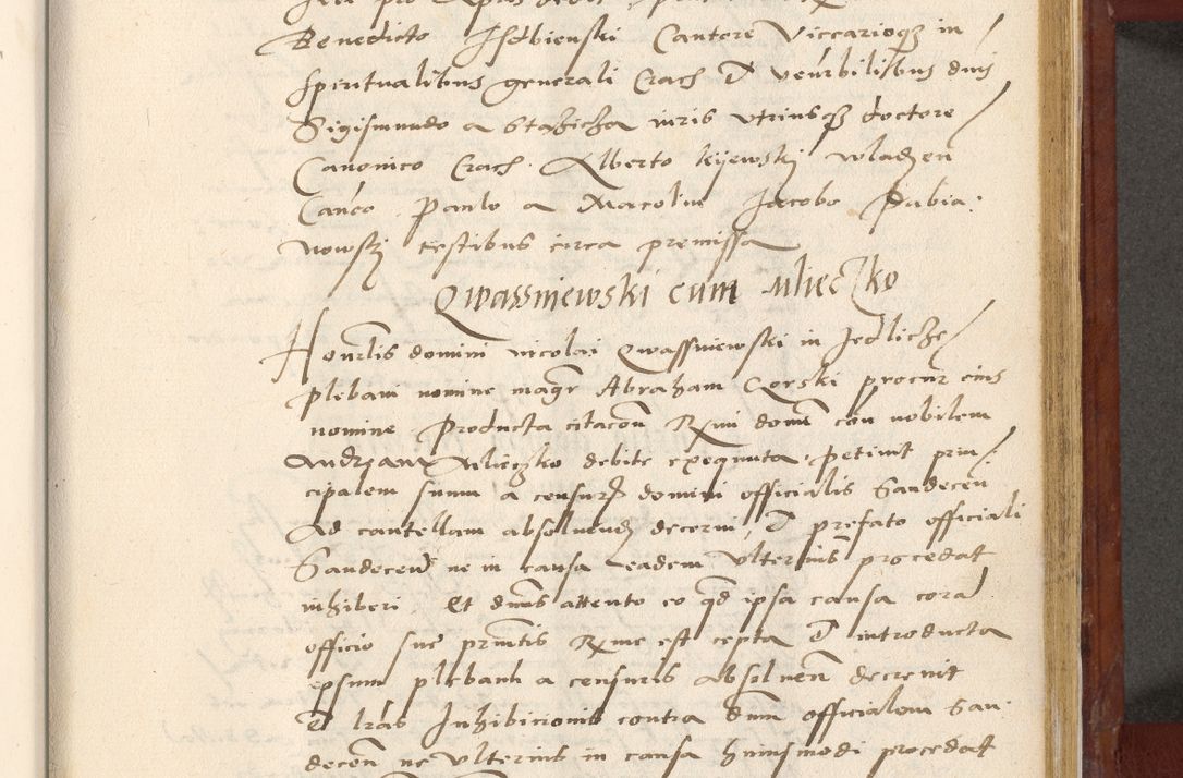 Zdjęcie nr 512 dla obiektu archiwalnego: Acta actorum coram R. D. Petro de Gamratis, archiepiscopo Gnesnensi et episcopo Cracoviensi, Legato nato et Regni Poloniar primate ad a. D. 1544 et 1545 acticatorum - praesidente tunc Suae Rev. Paternitatis curiae cancellario R. D. Bertholomaeo Gantkowski, archidiacono Cracoviensi, Gnesnensi et Posnaniensi canonico.