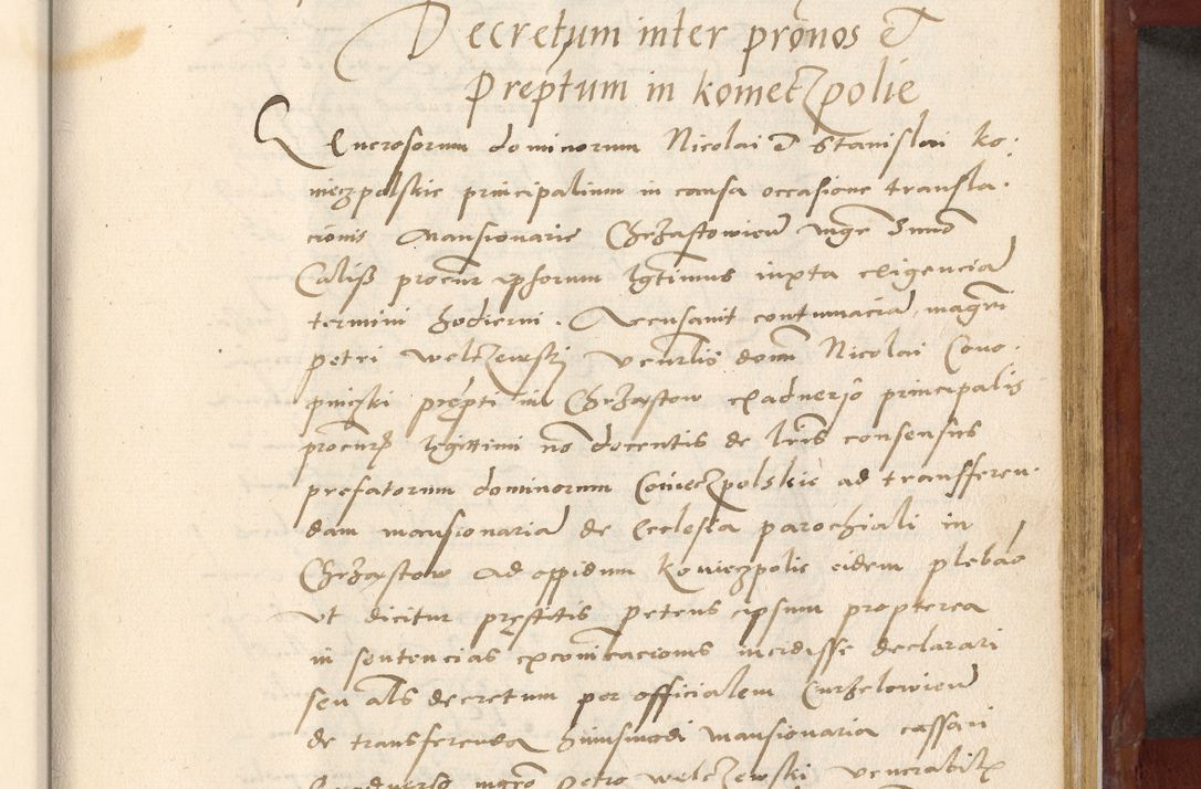 Zdjęcie nr 510 dla obiektu archiwalnego: Acta actorum coram R. D. Petro de Gamratis, archiepiscopo Gnesnensi et episcopo Cracoviensi, Legato nato et Regni Poloniar primate ad a. D. 1544 et 1545 acticatorum - praesidente tunc Suae Rev. Paternitatis curiae cancellario R. D. Bertholomaeo Gantkowski, archidiacono Cracoviensi, Gnesnensi et Posnaniensi canonico.