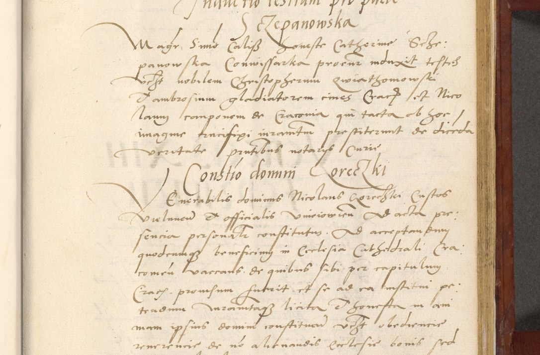 Zdjęcie nr 508 dla obiektu archiwalnego: Acta actorum coram R. D. Petro de Gamratis, archiepiscopo Gnesnensi et episcopo Cracoviensi, Legato nato et Regni Poloniar primate ad a. D. 1544 et 1545 acticatorum - praesidente tunc Suae Rev. Paternitatis curiae cancellario R. D. Bertholomaeo Gantkowski, archidiacono Cracoviensi, Gnesnensi et Posnaniensi canonico.