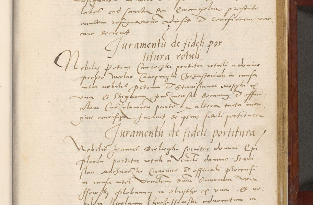 Zdjęcie nr 504 dla obiektu archiwalnego: Acta actorum coram R. D. Petro de Gamratis, archiepiscopo Gnesnensi et episcopo Cracoviensi, Legato nato et Regni Poloniar primate ad a. D. 1544 et 1545 acticatorum - praesidente tunc Suae Rev. Paternitatis curiae cancellario R. D. Bertholomaeo Gantkowski, archidiacono Cracoviensi, Gnesnensi et Posnaniensi canonico.
