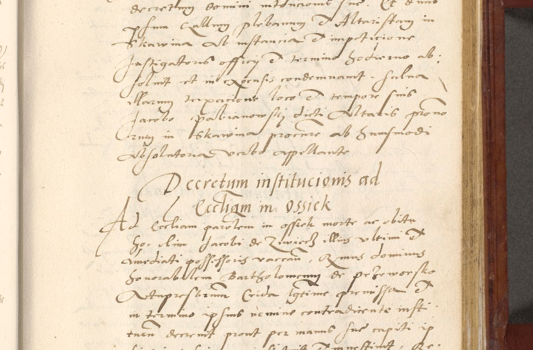 Zdjęcie nr 500 dla obiektu archiwalnego: Acta actorum coram R. D. Petro de Gamratis, archiepiscopo Gnesnensi et episcopo Cracoviensi, Legato nato et Regni Poloniar primate ad a. D. 1544 et 1545 acticatorum - praesidente tunc Suae Rev. Paternitatis curiae cancellario R. D. Bertholomaeo Gantkowski, archidiacono Cracoviensi, Gnesnensi et Posnaniensi canonico.