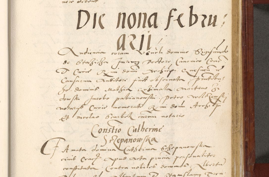 Zdjęcie nr 498 dla obiektu archiwalnego: Acta actorum coram R. D. Petro de Gamratis, archiepiscopo Gnesnensi et episcopo Cracoviensi, Legato nato et Regni Poloniar primate ad a. D. 1544 et 1545 acticatorum - praesidente tunc Suae Rev. Paternitatis curiae cancellario R. D. Bertholomaeo Gantkowski, archidiacono Cracoviensi, Gnesnensi et Posnaniensi canonico.