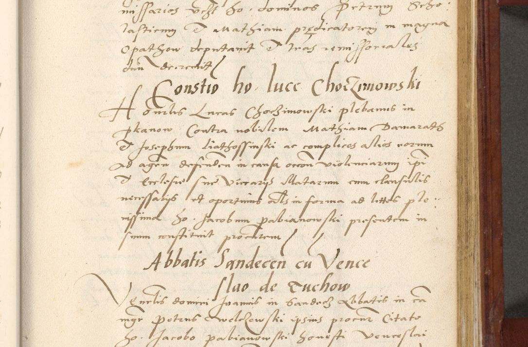 Zdjęcie nr 496 dla obiektu archiwalnego: Acta actorum coram R. D. Petro de Gamratis, archiepiscopo Gnesnensi et episcopo Cracoviensi, Legato nato et Regni Poloniar primate ad a. D. 1544 et 1545 acticatorum - praesidente tunc Suae Rev. Paternitatis curiae cancellario R. D. Bertholomaeo Gantkowski, archidiacono Cracoviensi, Gnesnensi et Posnaniensi canonico.