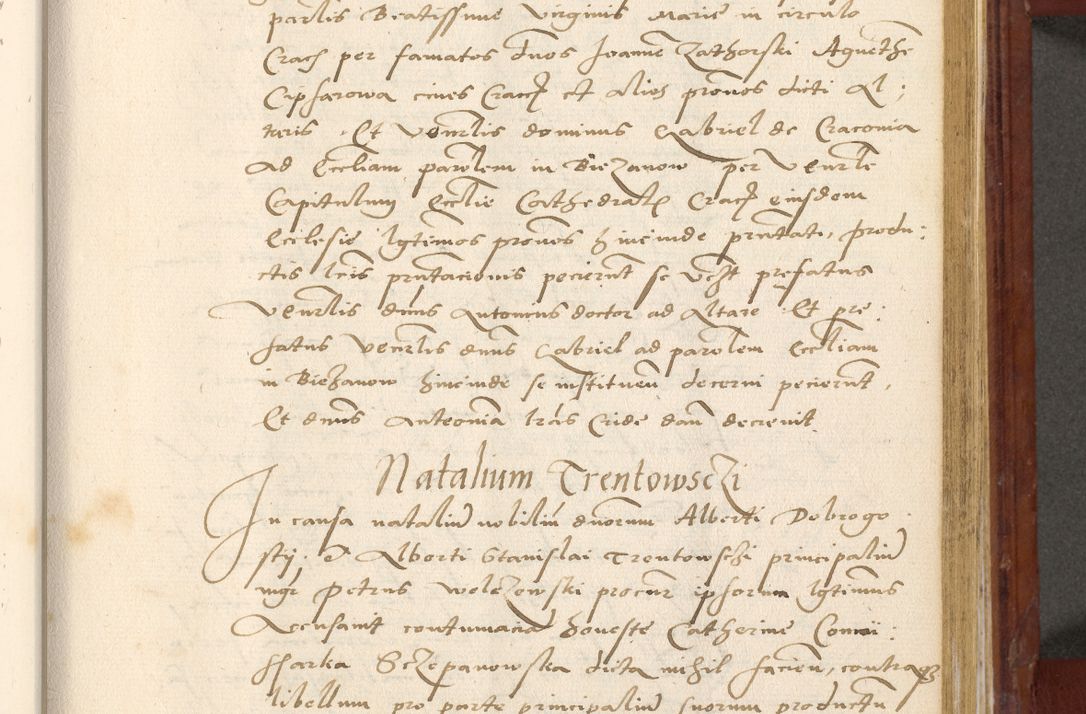 Zdjęcie nr 492 dla obiektu archiwalnego: Acta actorum coram R. D. Petro de Gamratis, archiepiscopo Gnesnensi et episcopo Cracoviensi, Legato nato et Regni Poloniar primate ad a. D. 1544 et 1545 acticatorum - praesidente tunc Suae Rev. Paternitatis curiae cancellario R. D. Bertholomaeo Gantkowski, archidiacono Cracoviensi, Gnesnensi et Posnaniensi canonico.