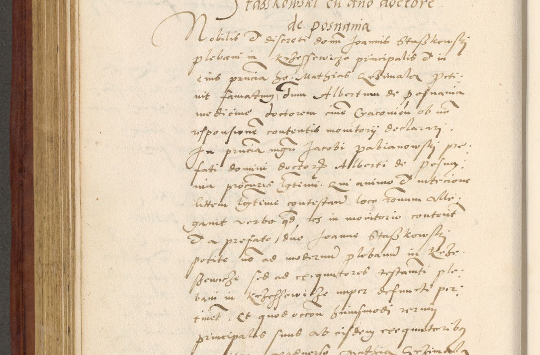Zdjęcie nr 489 dla obiektu archiwalnego: Acta actorum coram R. D. Petro de Gamratis, archiepiscopo Gnesnensi et episcopo Cracoviensi, Legato nato et Regni Poloniar primate ad a. D. 1544 et 1545 acticatorum - praesidente tunc Suae Rev. Paternitatis curiae cancellario R. D. Bertholomaeo Gantkowski, archidiacono Cracoviensi, Gnesnensi et Posnaniensi canonico.