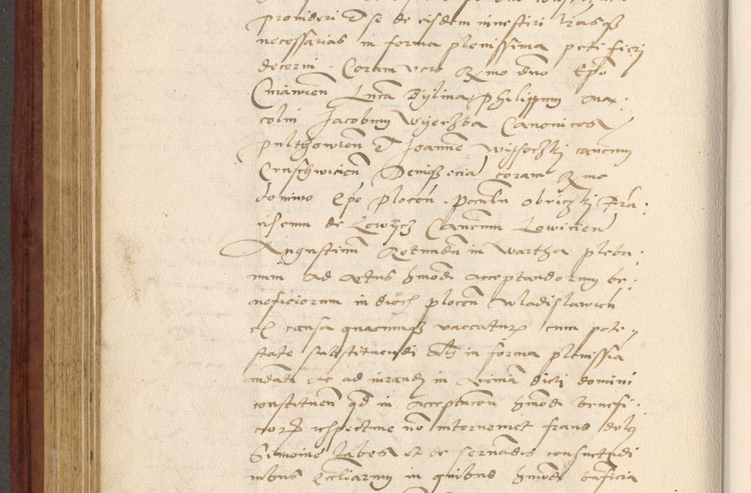 Zdjęcie nr 485 dla obiektu archiwalnego: Acta actorum coram R. D. Petro de Gamratis, archiepiscopo Gnesnensi et episcopo Cracoviensi, Legato nato et Regni Poloniar primate ad a. D. 1544 et 1545 acticatorum - praesidente tunc Suae Rev. Paternitatis curiae cancellario R. D. Bertholomaeo Gantkowski, archidiacono Cracoviensi, Gnesnensi et Posnaniensi canonico.