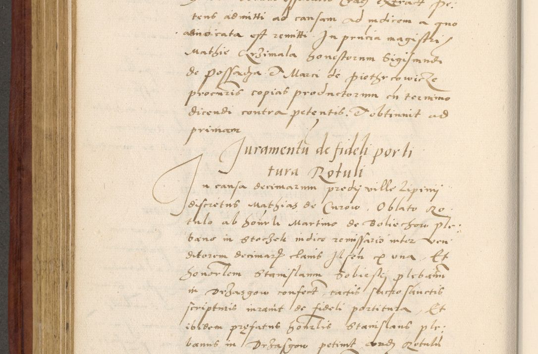 Zdjęcie nr 481 dla obiektu archiwalnego: Acta actorum coram R. D. Petro de Gamratis, archiepiscopo Gnesnensi et episcopo Cracoviensi, Legato nato et Regni Poloniar primate ad a. D. 1544 et 1545 acticatorum - praesidente tunc Suae Rev. Paternitatis curiae cancellario R. D. Bertholomaeo Gantkowski, archidiacono Cracoviensi, Gnesnensi et Posnaniensi canonico.
