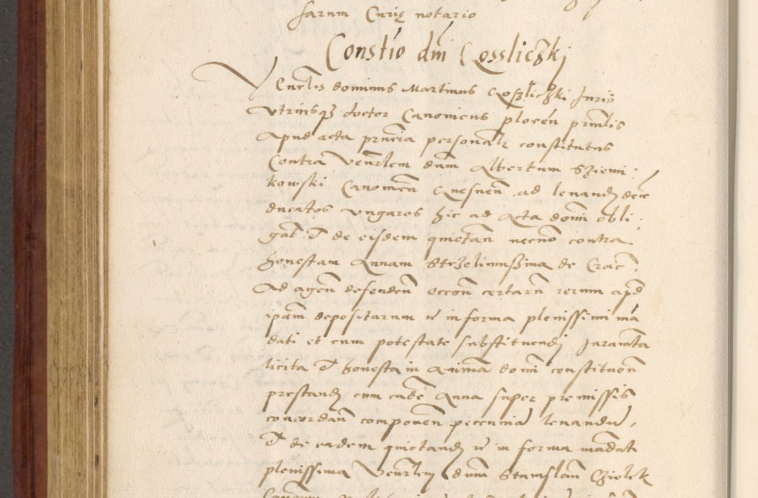 Zdjęcie nr 477 dla obiektu archiwalnego: Acta actorum coram R. D. Petro de Gamratis, archiepiscopo Gnesnensi et episcopo Cracoviensi, Legato nato et Regni Poloniar primate ad a. D. 1544 et 1545 acticatorum - praesidente tunc Suae Rev. Paternitatis curiae cancellario R. D. Bertholomaeo Gantkowski, archidiacono Cracoviensi, Gnesnensi et Posnaniensi canonico.