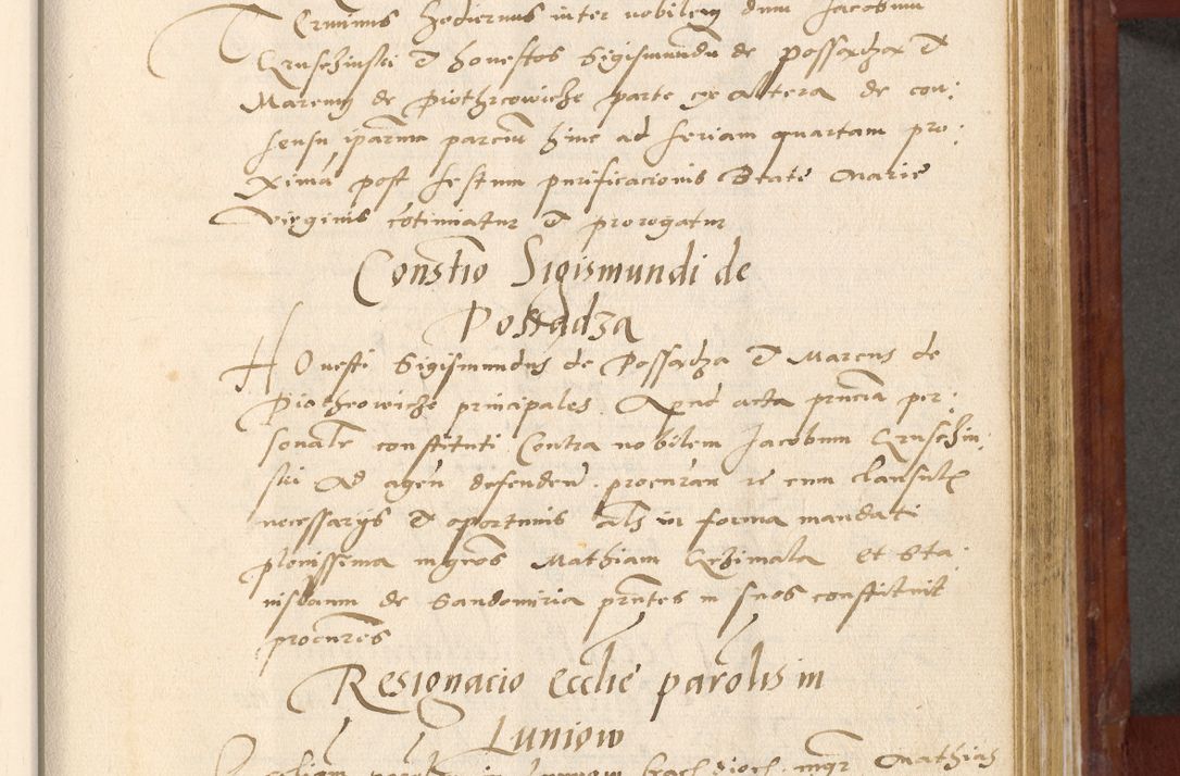 Zdjęcie nr 474 dla obiektu archiwalnego: Acta actorum coram R. D. Petro de Gamratis, archiepiscopo Gnesnensi et episcopo Cracoviensi, Legato nato et Regni Poloniar primate ad a. D. 1544 et 1545 acticatorum - praesidente tunc Suae Rev. Paternitatis curiae cancellario R. D. Bertholomaeo Gantkowski, archidiacono Cracoviensi, Gnesnensi et Posnaniensi canonico.