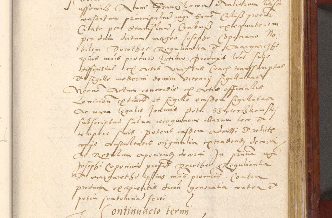 Zdjęcie nr 464 dla obiektu archiwalnego: Acta actorum coram R. D. Petro de Gamratis, archiepiscopo Gnesnensi et episcopo Cracoviensi, Legato nato et Regni Poloniar primate ad a. D. 1544 et 1545 acticatorum - praesidente tunc Suae Rev. Paternitatis curiae cancellario R. D. Bertholomaeo Gantkowski, archidiacono Cracoviensi, Gnesnensi et Posnaniensi canonico.
