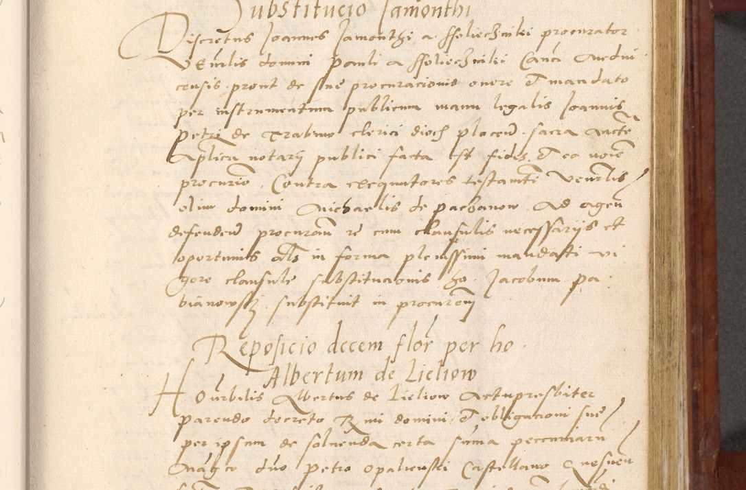 Zdjęcie nr 462 dla obiektu archiwalnego: Acta actorum coram R. D. Petro de Gamratis, archiepiscopo Gnesnensi et episcopo Cracoviensi, Legato nato et Regni Poloniar primate ad a. D. 1544 et 1545 acticatorum - praesidente tunc Suae Rev. Paternitatis curiae cancellario R. D. Bertholomaeo Gantkowski, archidiacono Cracoviensi, Gnesnensi et Posnaniensi canonico.