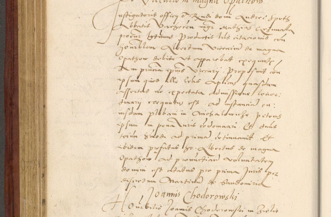 Zdjęcie nr 459 dla obiektu archiwalnego: Acta actorum coram R. D. Petro de Gamratis, archiepiscopo Gnesnensi et episcopo Cracoviensi, Legato nato et Regni Poloniar primate ad a. D. 1544 et 1545 acticatorum - praesidente tunc Suae Rev. Paternitatis curiae cancellario R. D. Bertholomaeo Gantkowski, archidiacono Cracoviensi, Gnesnensi et Posnaniensi canonico.