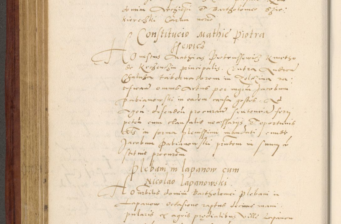 Zdjęcie nr 457 dla obiektu archiwalnego: Acta actorum coram R. D. Petro de Gamratis, archiepiscopo Gnesnensi et episcopo Cracoviensi, Legato nato et Regni Poloniar primate ad a. D. 1544 et 1545 acticatorum - praesidente tunc Suae Rev. Paternitatis curiae cancellario R. D. Bertholomaeo Gantkowski, archidiacono Cracoviensi, Gnesnensi et Posnaniensi canonico.