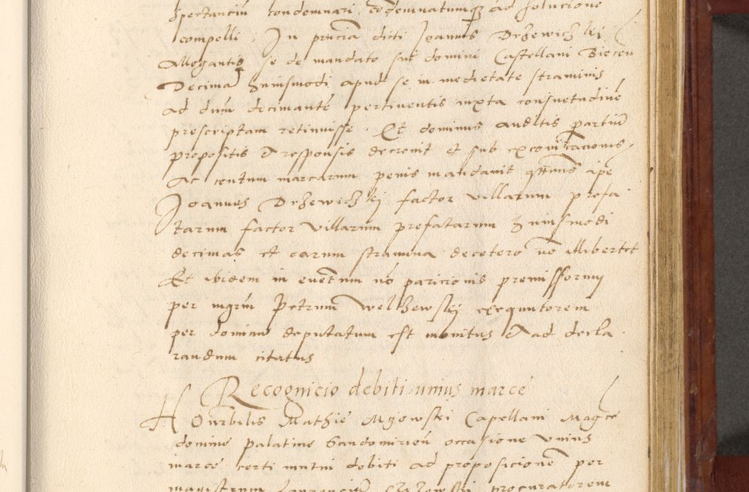 Zdjęcie nr 452 dla obiektu archiwalnego: Acta actorum coram R. D. Petro de Gamratis, archiepiscopo Gnesnensi et episcopo Cracoviensi, Legato nato et Regni Poloniar primate ad a. D. 1544 et 1545 acticatorum - praesidente tunc Suae Rev. Paternitatis curiae cancellario R. D. Bertholomaeo Gantkowski, archidiacono Cracoviensi, Gnesnensi et Posnaniensi canonico.