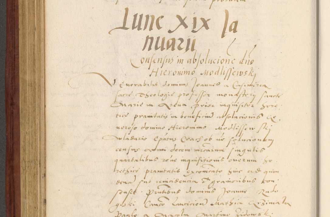 Zdjęcie nr 451 dla obiektu archiwalnego: Acta actorum coram R. D. Petro de Gamratis, archiepiscopo Gnesnensi et episcopo Cracoviensi, Legato nato et Regni Poloniar primate ad a. D. 1544 et 1545 acticatorum - praesidente tunc Suae Rev. Paternitatis curiae cancellario R. D. Bertholomaeo Gantkowski, archidiacono Cracoviensi, Gnesnensi et Posnaniensi canonico.