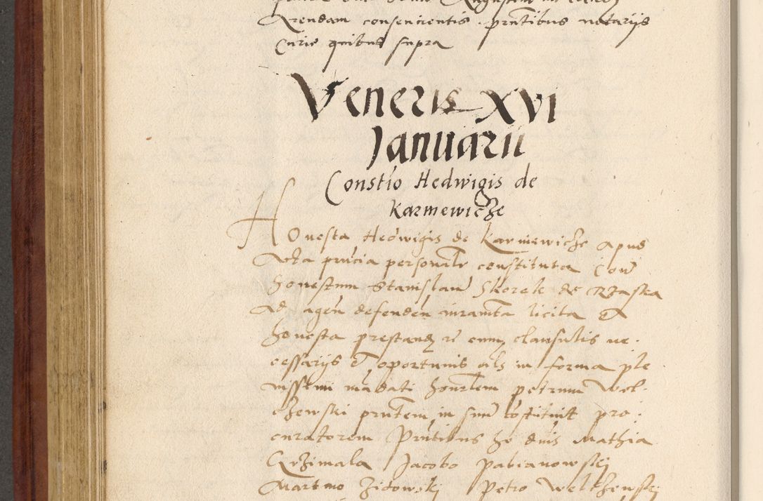 Zdjęcie nr 447 dla obiektu archiwalnego: Acta actorum coram R. D. Petro de Gamratis, archiepiscopo Gnesnensi et episcopo Cracoviensi, Legato nato et Regni Poloniar primate ad a. D. 1544 et 1545 acticatorum - praesidente tunc Suae Rev. Paternitatis curiae cancellario R. D. Bertholomaeo Gantkowski, archidiacono Cracoviensi, Gnesnensi et Posnaniensi canonico.