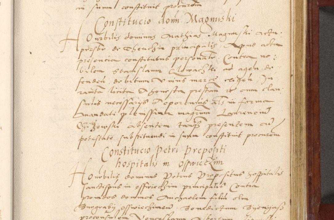 Zdjęcie nr 448 dla obiektu archiwalnego: Acta actorum coram R. D. Petro de Gamratis, archiepiscopo Gnesnensi et episcopo Cracoviensi, Legato nato et Regni Poloniar primate ad a. D. 1544 et 1545 acticatorum - praesidente tunc Suae Rev. Paternitatis curiae cancellario R. D. Bertholomaeo Gantkowski, archidiacono Cracoviensi, Gnesnensi et Posnaniensi canonico.