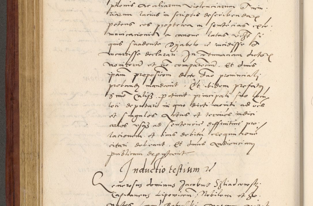 Zdjęcie nr 439 dla obiektu archiwalnego: Acta actorum coram R. D. Petro de Gamratis, archiepiscopo Gnesnensi et episcopo Cracoviensi, Legato nato et Regni Poloniar primate ad a. D. 1544 et 1545 acticatorum - praesidente tunc Suae Rev. Paternitatis curiae cancellario R. D. Bertholomaeo Gantkowski, archidiacono Cracoviensi, Gnesnensi et Posnaniensi canonico.