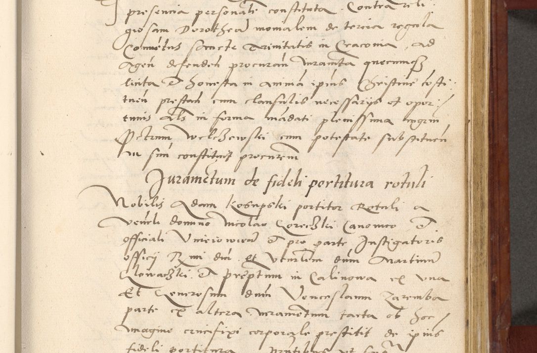 Zdjęcie nr 430 dla obiektu archiwalnego: Acta actorum coram R. D. Petro de Gamratis, archiepiscopo Gnesnensi et episcopo Cracoviensi, Legato nato et Regni Poloniar primate ad a. D. 1544 et 1545 acticatorum - praesidente tunc Suae Rev. Paternitatis curiae cancellario R. D. Bertholomaeo Gantkowski, archidiacono Cracoviensi, Gnesnensi et Posnaniensi canonico.