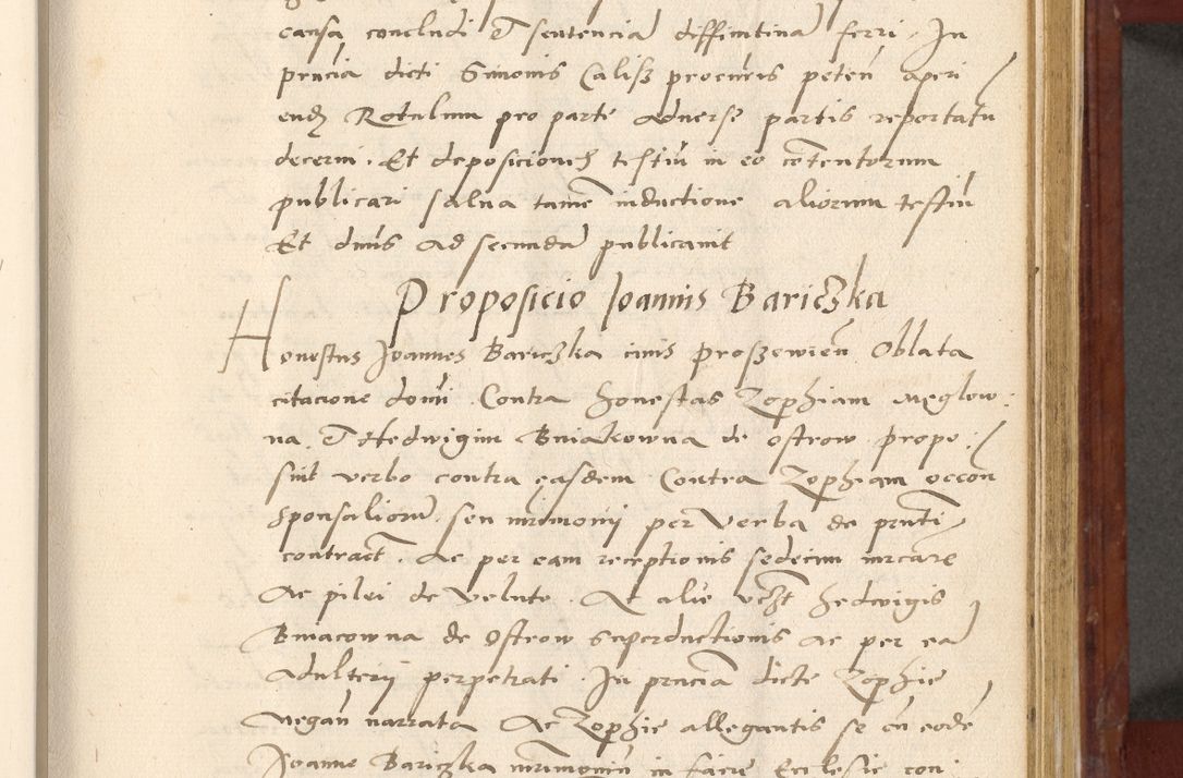 Zdjęcie nr 428 dla obiektu archiwalnego: Acta actorum coram R. D. Petro de Gamratis, archiepiscopo Gnesnensi et episcopo Cracoviensi, Legato nato et Regni Poloniar primate ad a. D. 1544 et 1545 acticatorum - praesidente tunc Suae Rev. Paternitatis curiae cancellario R. D. Bertholomaeo Gantkowski, archidiacono Cracoviensi, Gnesnensi et Posnaniensi canonico.