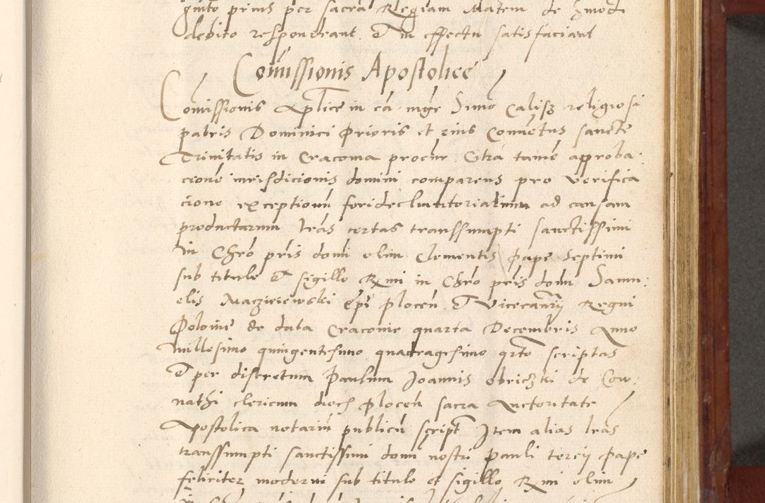 Zdjęcie nr 426 dla obiektu archiwalnego: Acta actorum coram R. D. Petro de Gamratis, archiepiscopo Gnesnensi et episcopo Cracoviensi, Legato nato et Regni Poloniar primate ad a. D. 1544 et 1545 acticatorum - praesidente tunc Suae Rev. Paternitatis curiae cancellario R. D. Bertholomaeo Gantkowski, archidiacono Cracoviensi, Gnesnensi et Posnaniensi canonico.