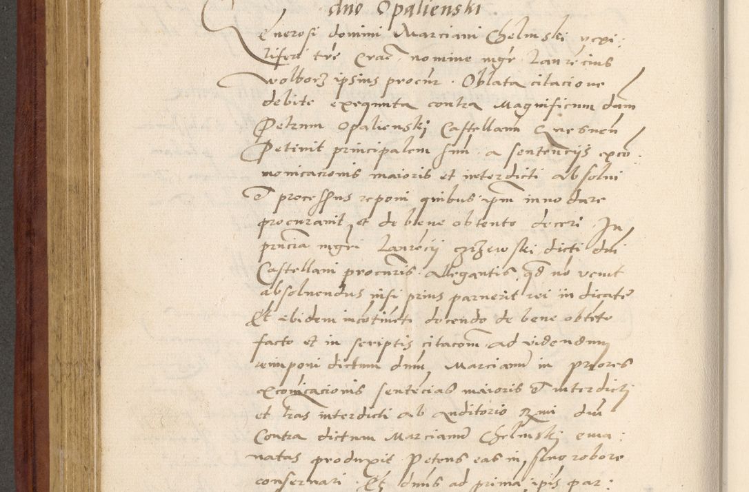 Zdjęcie nr 419 dla obiektu archiwalnego: Acta actorum coram R. D. Petro de Gamratis, archiepiscopo Gnesnensi et episcopo Cracoviensi, Legato nato et Regni Poloniar primate ad a. D. 1544 et 1545 acticatorum - praesidente tunc Suae Rev. Paternitatis curiae cancellario R. D. Bertholomaeo Gantkowski, archidiacono Cracoviensi, Gnesnensi et Posnaniensi canonico.