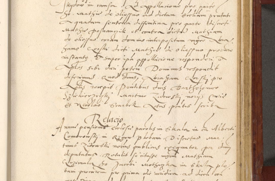 Zdjęcie nr 420 dla obiektu archiwalnego: Acta actorum coram R. D. Petro de Gamratis, archiepiscopo Gnesnensi et episcopo Cracoviensi, Legato nato et Regni Poloniar primate ad a. D. 1544 et 1545 acticatorum - praesidente tunc Suae Rev. Paternitatis curiae cancellario R. D. Bertholomaeo Gantkowski, archidiacono Cracoviensi, Gnesnensi et Posnaniensi canonico.