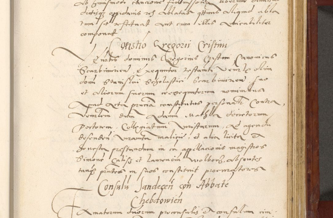 Zdjęcie nr 416 dla obiektu archiwalnego: Acta actorum coram R. D. Petro de Gamratis, archiepiscopo Gnesnensi et episcopo Cracoviensi, Legato nato et Regni Poloniar primate ad a. D. 1544 et 1545 acticatorum - praesidente tunc Suae Rev. Paternitatis curiae cancellario R. D. Bertholomaeo Gantkowski, archidiacono Cracoviensi, Gnesnensi et Posnaniensi canonico.