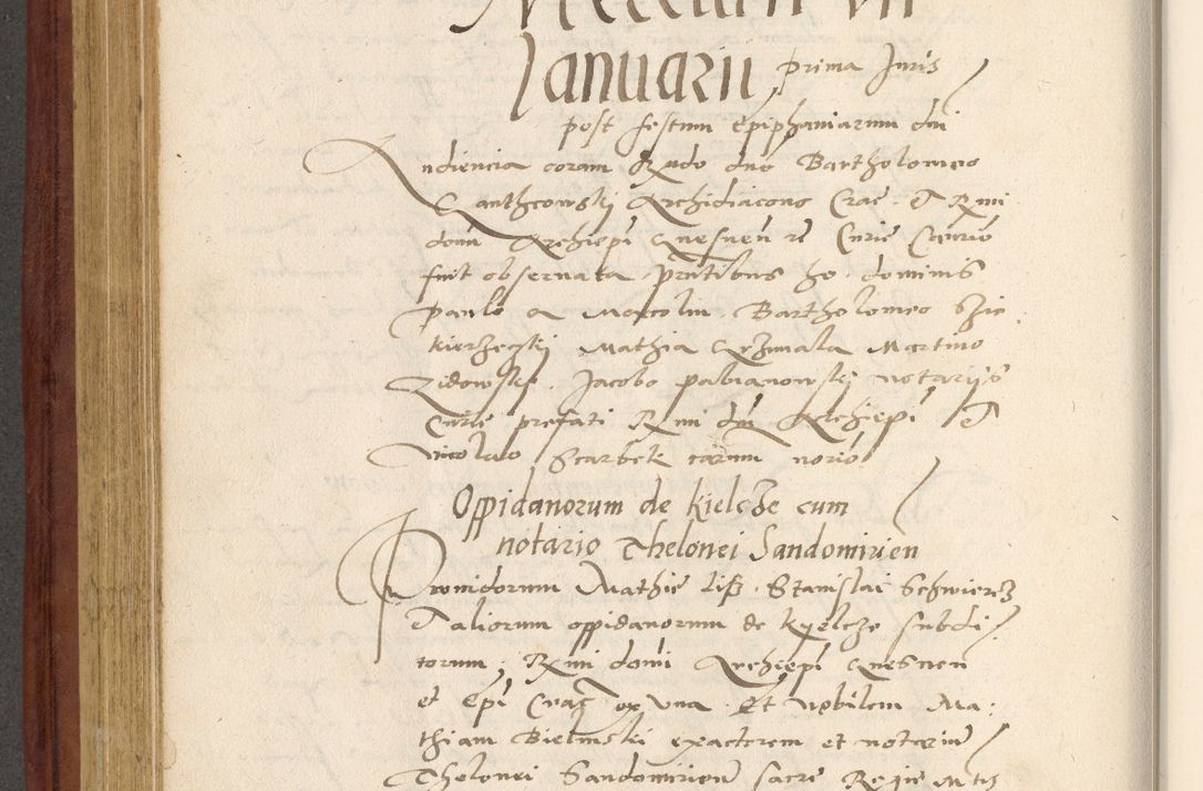 Zdjęcie nr 415 dla obiektu archiwalnego: Acta actorum coram R. D. Petro de Gamratis, archiepiscopo Gnesnensi et episcopo Cracoviensi, Legato nato et Regni Poloniar primate ad a. D. 1544 et 1545 acticatorum - praesidente tunc Suae Rev. Paternitatis curiae cancellario R. D. Bertholomaeo Gantkowski, archidiacono Cracoviensi, Gnesnensi et Posnaniensi canonico.