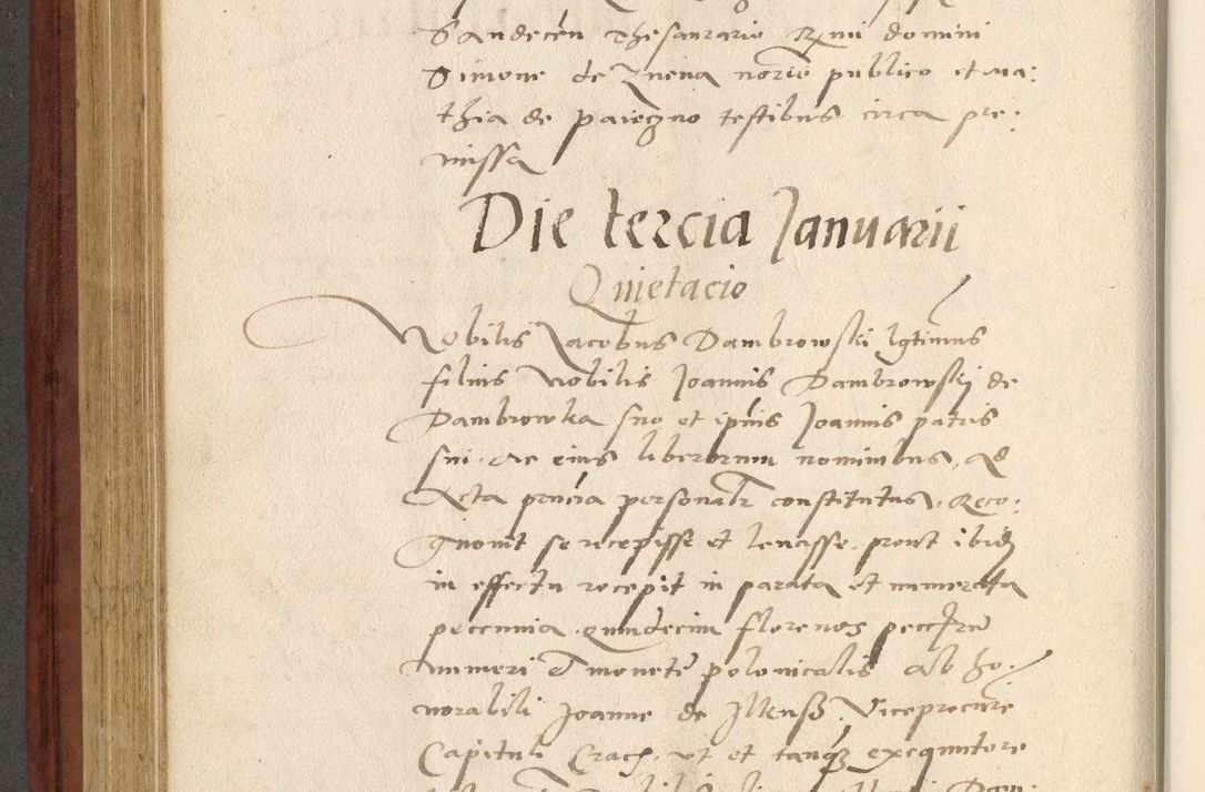 Zdjęcie nr 411 dla obiektu archiwalnego: Acta actorum coram R. D. Petro de Gamratis, archiepiscopo Gnesnensi et episcopo Cracoviensi, Legato nato et Regni Poloniar primate ad a. D. 1544 et 1545 acticatorum - praesidente tunc Suae Rev. Paternitatis curiae cancellario R. D. Bertholomaeo Gantkowski, archidiacono Cracoviensi, Gnesnensi et Posnaniensi canonico.