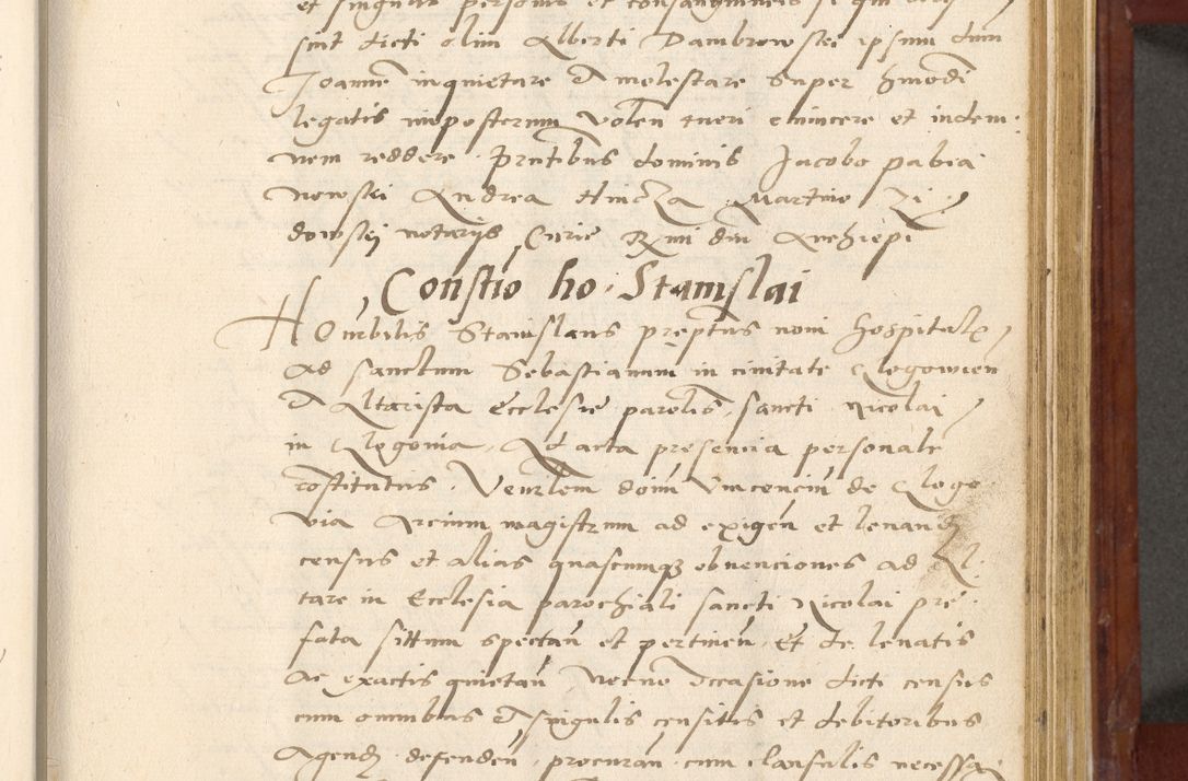 Zdjęcie nr 412 dla obiektu archiwalnego: Acta actorum coram R. D. Petro de Gamratis, archiepiscopo Gnesnensi et episcopo Cracoviensi, Legato nato et Regni Poloniar primate ad a. D. 1544 et 1545 acticatorum - praesidente tunc Suae Rev. Paternitatis curiae cancellario R. D. Bertholomaeo Gantkowski, archidiacono Cracoviensi, Gnesnensi et Posnaniensi canonico.
