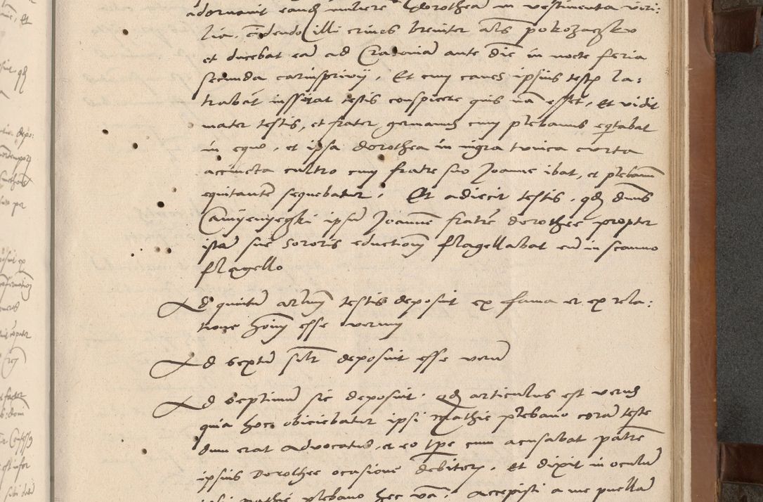 Zdjęcie nr 24 dla obiektu archiwalnego: Acta attestationum seu depositionum testium coram R. D. Petro de Gamratis, episcopo Cracoviensi, V. D. Bartholomaeo Gantkowski, Posnaniensi et Suae Paternitatis Rev. cancellario ac Sigismundo de Stazicza, decretorum doctore, auditore causarum curiae episcopalis praesidentibus ad a. D. 1540 et 1541, per me Bartholomaeum Ravensem, utraquw auctoriate notarium publicum et coram Sua Paternitatr Rev. causarum scriba feliciter inchoatum.