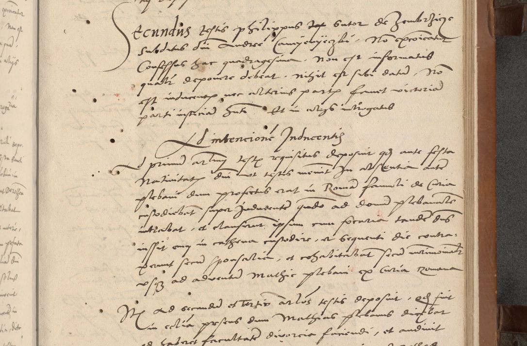 Zdjęcie nr 22 dla obiektu archiwalnego: Acta attestationum seu depositionum testium coram R. D. Petro de Gamratis, episcopo Cracoviensi, V. D. Bartholomaeo Gantkowski, Posnaniensi et Suae Paternitatis Rev. cancellario ac Sigismundo de Stazicza, decretorum doctore, auditore causarum curiae episcopalis praesidentibus ad a. D. 1540 et 1541, per me Bartholomaeum Ravensem, utraquw auctoriate notarium publicum et coram Sua Paternitatr Rev. causarum scriba feliciter inchoatum.