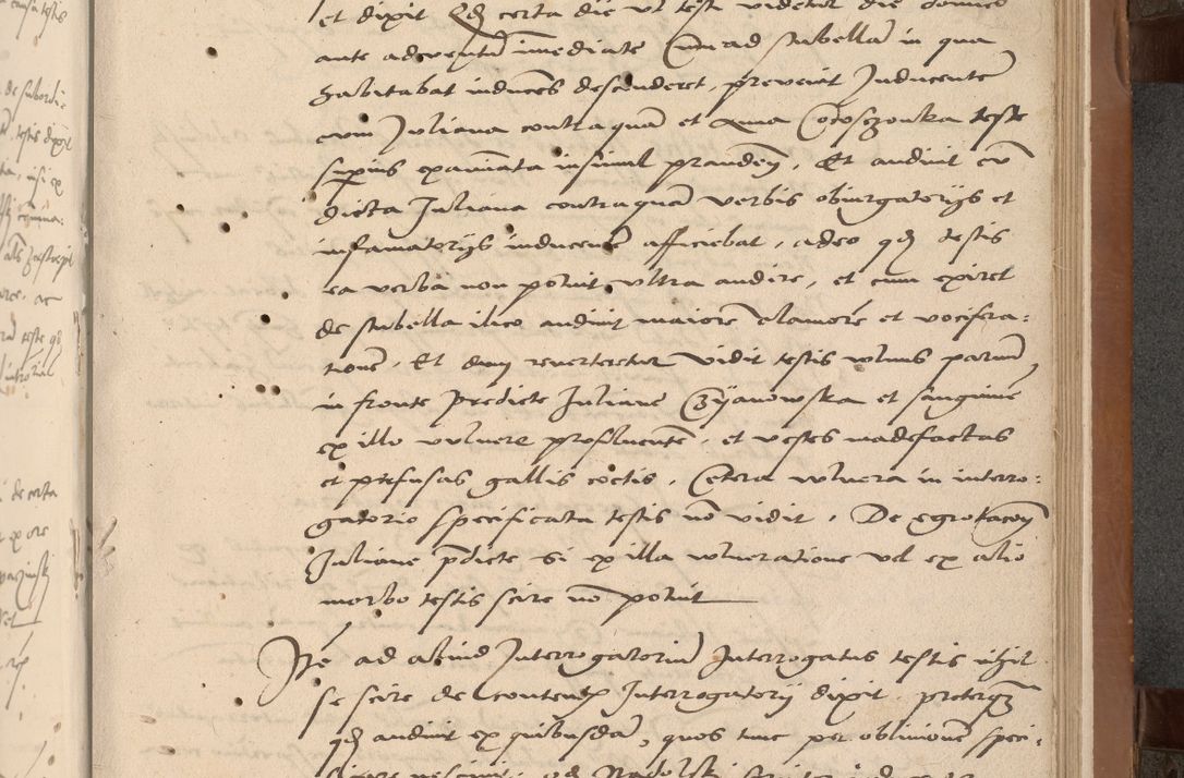 Zdjęcie nr 12 dla obiektu archiwalnego: Acta attestationum seu depositionum testium coram R. D. Petro de Gamratis, episcopo Cracoviensi, V. D. Bartholomaeo Gantkowski, Posnaniensi et Suae Paternitatis Rev. cancellario ac Sigismundo de Stazicza, decretorum doctore, auditore causarum curiae episcopalis praesidentibus ad a. D. 1540 et 1541, per me Bartholomaeum Ravensem, utraquw auctoriate notarium publicum et coram Sua Paternitatr Rev. causarum scriba feliciter inchoatum.