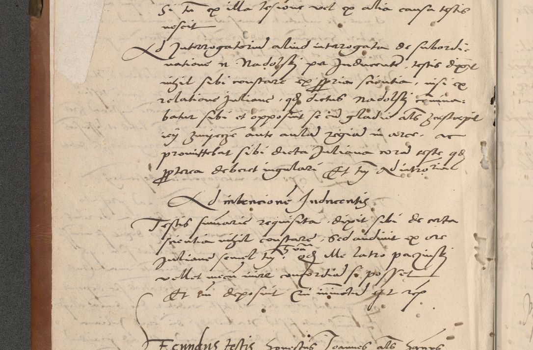 Zdjęcie nr 11 dla obiektu archiwalnego: Acta attestationum seu depositionum testium coram R. D. Petro de Gamratis, episcopo Cracoviensi, V. D. Bartholomaeo Gantkowski, Posnaniensi et Suae Paternitatis Rev. cancellario ac Sigismundo de Stazicza, decretorum doctore, auditore causarum curiae episcopalis praesidentibus ad a. D. 1540 et 1541, per me Bartholomaeum Ravensem, utraquw auctoriate notarium publicum et coram Sua Paternitatr Rev. causarum scriba feliciter inchoatum.