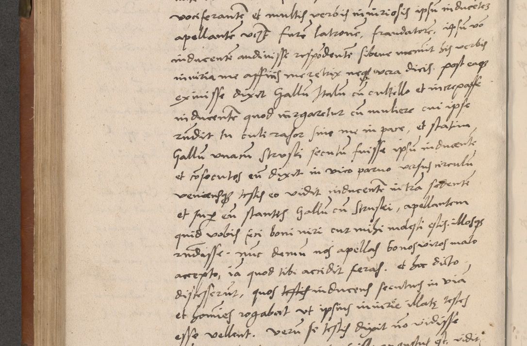 Zdjęcie nr 347 dla obiektu archiwalnego: Acta attestationum seu depositionum testium coram R. D. Petro de Gamratis, episcopo Cracoviensi, V. D. Bartholomaeo Gantkowski, Posnaniensi et Suae Paternitatis Rev. cancellario ac Sigismundo de Stazicza, decretorum doctore, auditore causarum curiae episcopalis praesidentibus ad a. D. 1540 et 1541, per me Bartholomaeum Ravensem, utraquw auctoriate notarium publicum et coram Sua Paternitatr Rev. causarum scriba feliciter inchoatum.